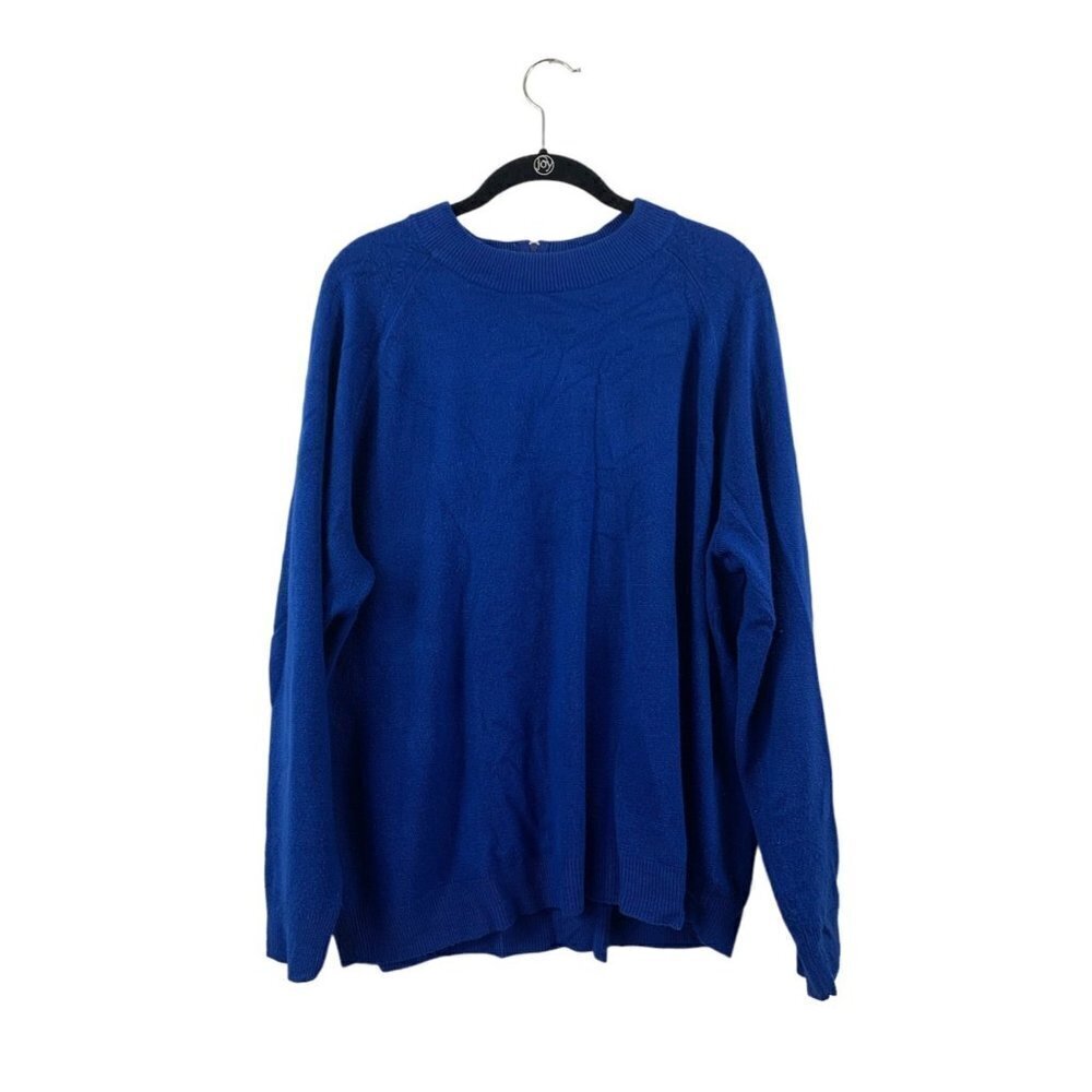 Hampshire Studio Women's Royal Blue Sweater Top